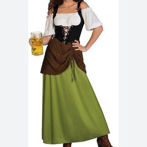 BEER MAIDEN Octoberfest Costume Womens Halloween Costume Party Outfit Dress